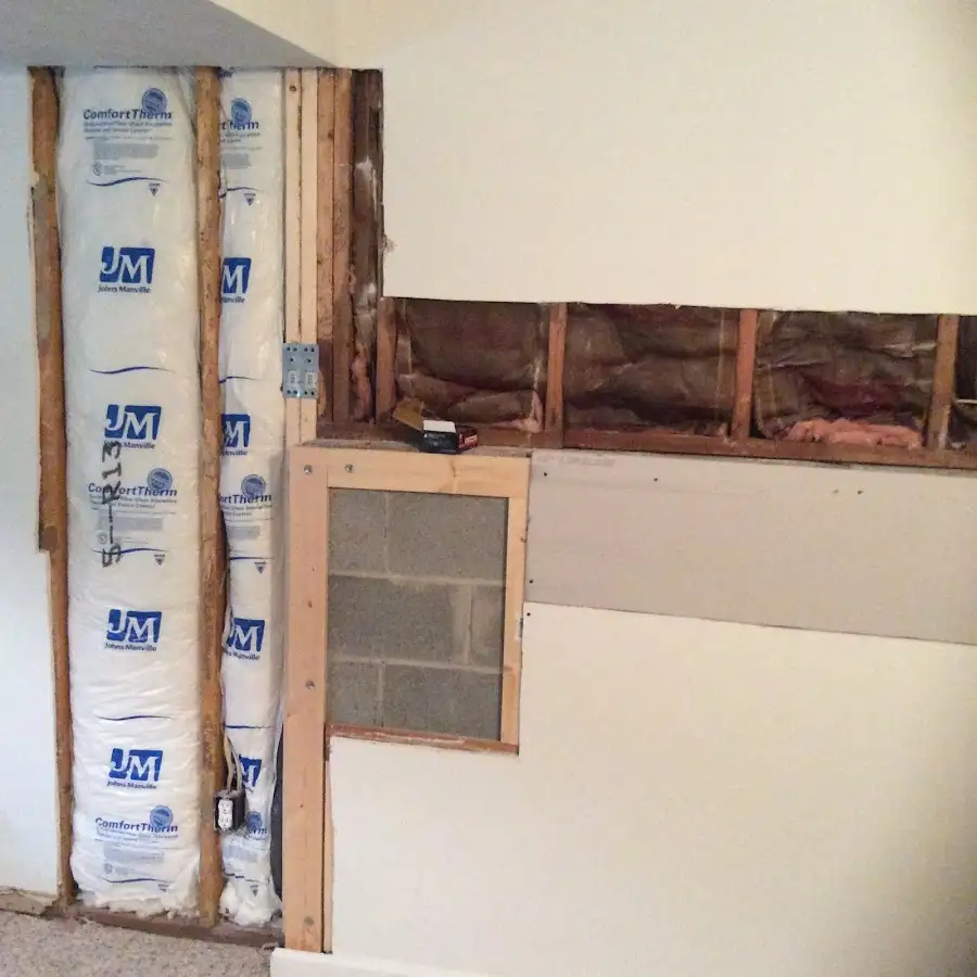 Wall insulation replacement during Contents Cleaning & Restoration in Crandall